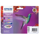 EPSON T08074011 Tintapatron multipack StylusPhoto R265 nyomtatóhoz, EPSON, b+c+m+y+pc+pm, 44,4ml