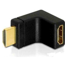 DELOCK Adapter HDMI male  HDMI female 90" up