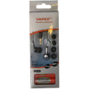 VAPEX 2VTE2700AA-Headphones Sztereó fülhallgató, 2db AA méretű, NiMH ceruza akkumulátor, 1.2V, 2700mAh.