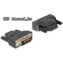 Fordító DVI 25 papa - HDMI mama Delock 65024