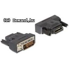 Fordító DVI 25 papa - HDMI mama Delock 65024