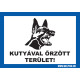 KUTYÁVAL ÖRZÖTT TERÜLET!