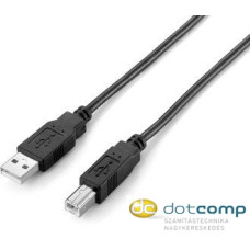 Equip 128860 USB 2.0 A-B nyomtató kábel apa - apa duplán árnyékolt 1,8m