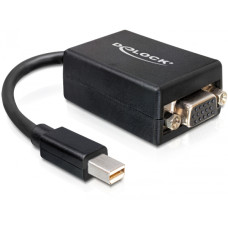 DELOCK Átalakító mini Displayport 1.1 male to VGA female passzív, fekete