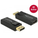 Delock 65573 Adapter Displayport 1.2 apa  HDMI anya 4K Aktív fekete