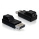 DELOCK Átalakító Displayport 1.2 male to mini Displayport female