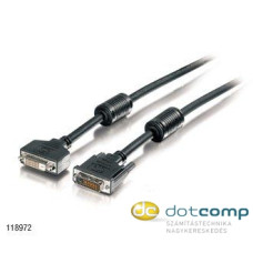 Equip 118972 DVI Dual Link hosszabbítókábelkábel apa/anya, 1,8m