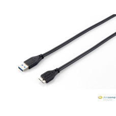 Equip 128397 USB 3.0 A-microB 10pin kábel, apa/apa, duplán árnyékolt, 2m