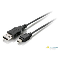 Equip 128521 USB 2.0 A-mini5P kábel, apa/apa, 1,8m