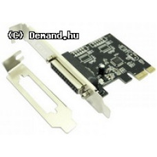 APPROX APPPCIE1P 1db Párhuzamos port PCI-E Kártya (Low profile hátlap a csomagban)