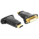 DELOCK Átalakító HDMI male to DVI 24+5 pin female