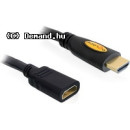 Delock DL83079 High Speed HDMI Ethernet A-A apa-anya hosszabító kábel 1m