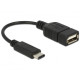 USB 2.0 C-A kábel 15cm Delock 65579