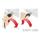 Delock Cable EASY-USB 2.0-A male  USB 2.0 micro-B male 2 m