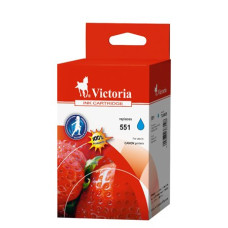 VICTORIA 551 Tintapatron Pixma iP7250, MG5450, MG6350 nyomtatókhoz, VICTORIA kék, 11ml