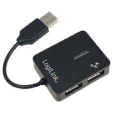 LogiLink UA0139 4 Portos USB HUB fekete