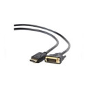 DISPLAYPORT - DVI-D kábel 1.0m  (Gembird - CC-DPM-DVIM-1M)