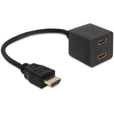 Fordító HDMI papa - 2x HDMI mama Delock 65226