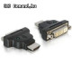 Fordító DVI 25 mama - HDMI 19 papa Delock 65020