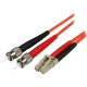 STARTECH 1M MM FIBER PATCH CABLE LC ST