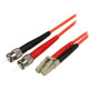 STARTECH 5M MM FIBER PATCH CABLE LC ST