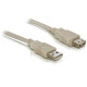 DELOCK Cable USB 2.0 extension A/A 3m (82240)