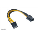 Akasa 8pin ATX12V - 6pin PCIe adapter - 15cm - AK-CB051