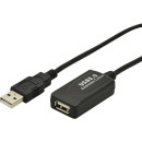 Digitus USB 2.0 jelerősítő kábel, 5m DA-70130-4