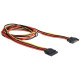 Delock Cable Power SATA 15 Pin male  SATA 15 Pin female extension 100 cm 60133