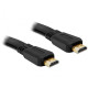 Delock High Speed HDMI Ethernet kábel - A apa/apa 1,0m lapos 82669