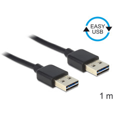 Delock EASY-USB 2.0-A apa  apa kábel, 1 m 83460