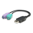 Manhattan Hi-Speed USB 2.0 -- PS/2 konverter, dupla 179027