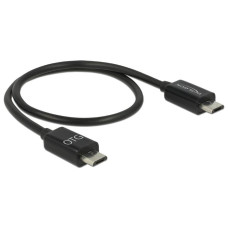 Delock Power Sharing Cable Micro USB-B male  Micro USB-B male OTG 83570