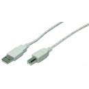 LOGILINK USB2.0 A/B kábel, 3 m CU0008