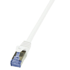 LOGILINK - Patchcord Cat.6A 10G S/FTP PIMF PrimeLine 15m white CQ3101S