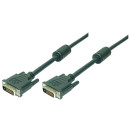 LogiLink DVI Cable,2x male,Dual Link, black,2M CD0001