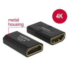 Delock adapter HDMI(F)-HDMI(F) High Speed HDMI with Ethernet 4k 65659