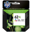 HP - INKJET SUPPLY (PL1N) MVS INK CARTRIDGE NO 62 XL C/M/Y    C2P07AE#301