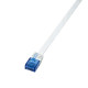 LogiLink CAT6 U/UTP Flat Patch Cable SlimLine AWG32 white 3,00m CF2061U