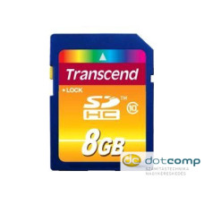 8GB SD HC Transcend Class10 memoriakártya (TS8GSDHC10)