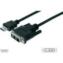 ASSMANN HDMI 1.3 Standard Adapter Cable HDMI A M (plug)/DVI-D (18+1) M (plug) 3m AK-330300-030-S