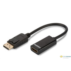 ASSMANN Displayport 1.1a Adapter Cable DP M (plug)/HDMI A F (jack) 0,15m black AK-340400-001-S