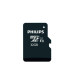 SD Micro  32GB HC Philips 1Adapter CL10