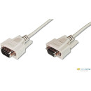 ASSMANN RS232 Extension cable DSUB9 M (plug)/DSUB9 F (jack) 3m beige AK-610203-030-E