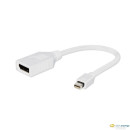 Gembird adapter Displayport mini(M) - Displayport(F), white, with cable 10cm A-MDPM-DPF-001-W