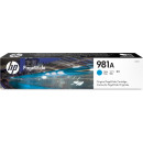 HP - INKJET ENTERPRISE SUPPLY (K6) INK CARTRIDGE 981A MAGENTA      J3M69A