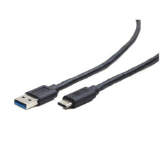 Gembird USB 3.0 cable to type-C (AM/CM), 1.8m, black CCP-USB3-AMCM-6