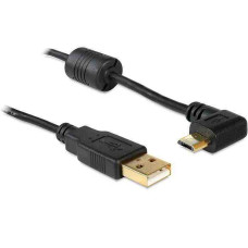 USB2.0 A-B 1m micro B(Forgatott)Delock 83147