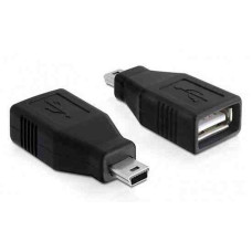 DELOCK Adapter USB mini male - USB micro-A+B female (65155)