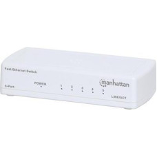 5 portos RJ45 Ethernet hálózati switch, 10 / 100 Mbit/s Intellinet 560672